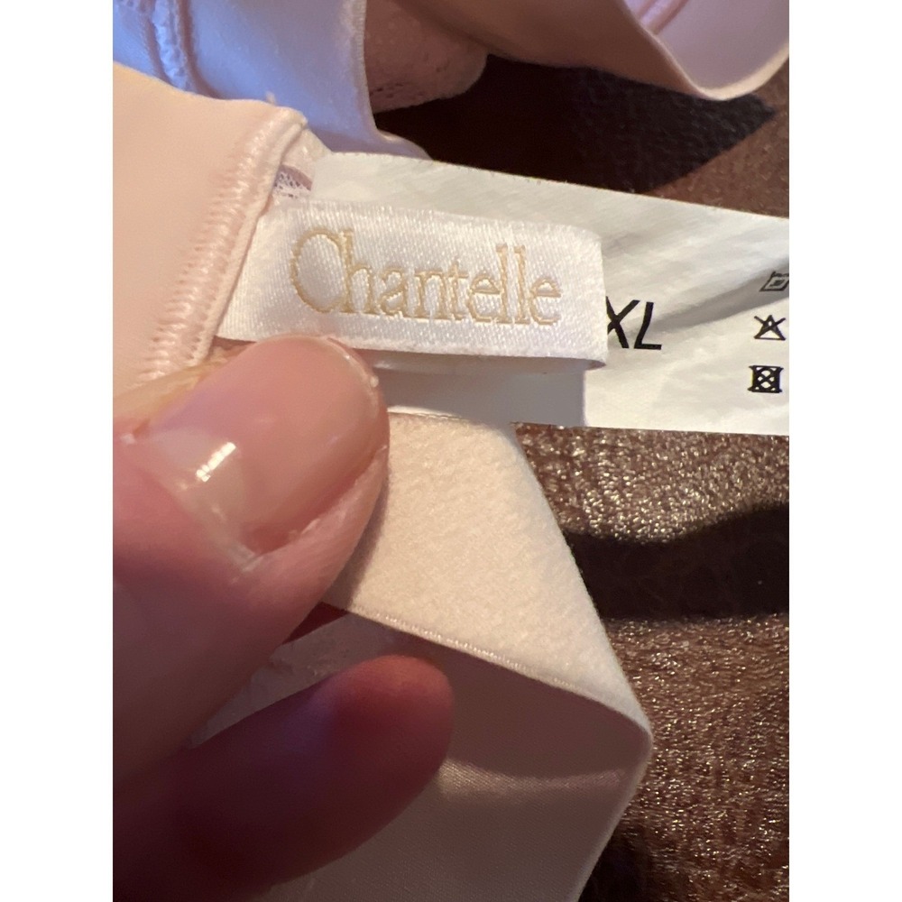 Chantelle Lace Racerback‎ Bra Pink XL Soft Support Everyday Comfort - Picture 4 of 6